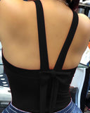 Bowknot Design Sleeveless Bodysuit