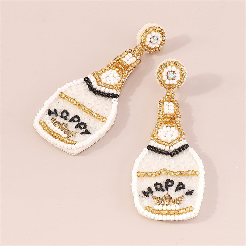 Casual Daily Patchwork Sequins Earrings