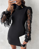 Sequin Tassel Design Casual Dress