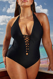 Trendy Hollowed-out One-piece Swimwears