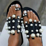Fashion Casual Split Joint Beading Round Shoes