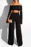 Trendy Hollowed-out Black One-piece Jumpsuit