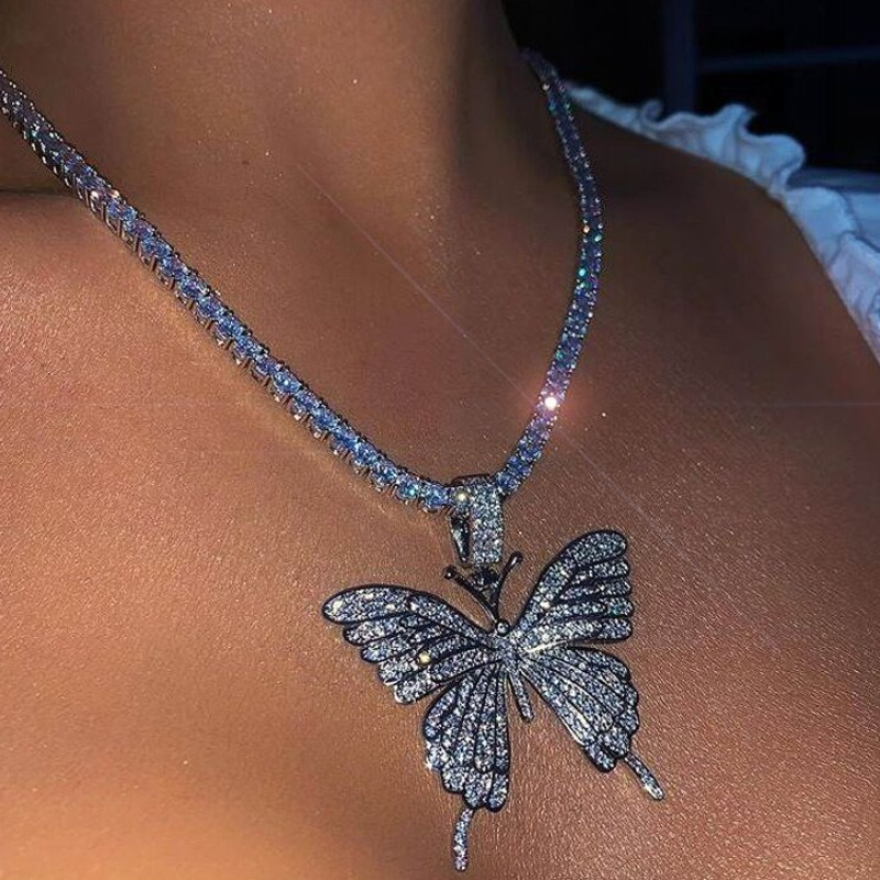 Fashion Casual Butterfly Necklace Pendant