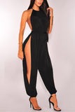 Sexy Fashion Black Sleeveless Jumpsuit