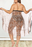 Sexy Fashion Plus Size Leopard Print Chiffon Skirt