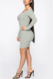 Cotton Casual Cap Sleeve Long Sleeves One word collar Step Skirt skirt Striped Solid  Club Dresses