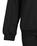 Plus Size Faith Print Sweatshirt & Drawstring Sweatpants Set