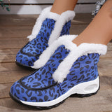Casual Patchwork Printing Round Keep Warm Comfortable Out Door Shoes