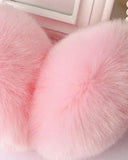 1PCS Faux Fur Beaded Winter Earmuffs Ear Warmers