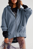 Casual Plaid Pocket Hooded Collar Outerwear