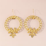 Daily Party Solid Patchwork Pearl Earrings