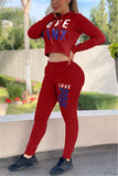Sexy Fashion adult Letter Two Piece Suits Sequin Patchwork Embroidery pencil Long Sleeve