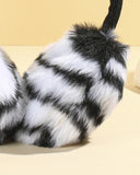 1PCS Rhinestone Faux Fur Winter Earmuffs Ear Warmers