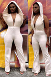 Casual Fashion Backless bandage Hollow Asymmetrical Solid Polyester Sleeveless V Neck  Jumpsuits