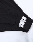 Square Neck Short Sleeve Ribbed Bodysuit