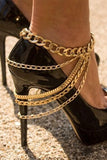 Fashion Casual Layered Alloy Anklet