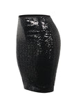 Sequin Patchwork Hip skirt