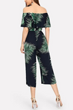 Sexy Fashion Printed Multicolor Wide Leg Jumpsuit